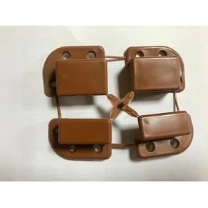 Mavi Trend Mavitrend 17X25 Sineklik 4 Lü Pabuç 5 Takım Kahverengi Renkli Sineklik Montaj Pabuçu