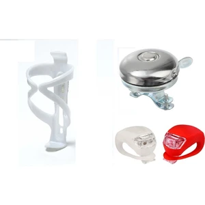 Bisiklet Suluk Kafes Krom Zil Silikon 3 Lü Set