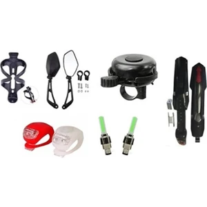 Bisiklet Aksesuar Seti 6 Lı Set Ekonomik Model