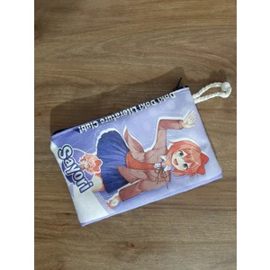 Owl Bag Doki Doki Literature Club - Sayori Desenli Tasarım Bez Kalemlik-Cüzdan