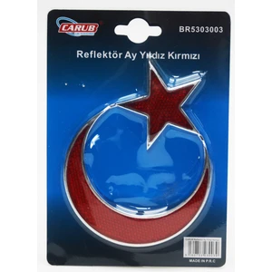 Araba Sticker Krom Bayrak Model Reflektörlü