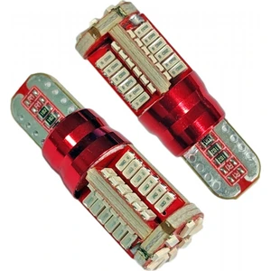 12V T10 Ampul 57 LED Smd Fiber Canbus Turuncu BR0405563