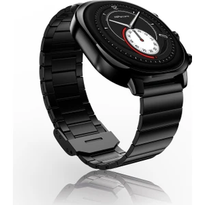 AIX Bluetooth 5.3 IP68 Su Geçirmez Always On Display AMOLED Ekran 1.43 inç Arama Özellikli iOS&Android Uyumlu Nabız Spor Kan Oksijen Takibi 37mm Akıllı Saat Siyah