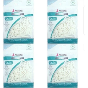 Nane Aromalı Çift Taraflı Kürdanlı Diş İpi 50'li x 4 Adet