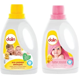 Sıvı Çamaşır Deterjanı 1500 ml + Bahar Ninnisi Yumuşatıcı 1500 ml 2'li SET