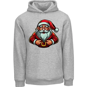 Ada Bebek Çocuk Noel Baba Ho Ho Ho Tarz Sweatshirt
