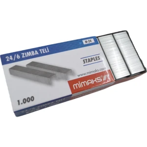24/6 Zımba Teli Gümüş 1000 Li 1 Kutu
