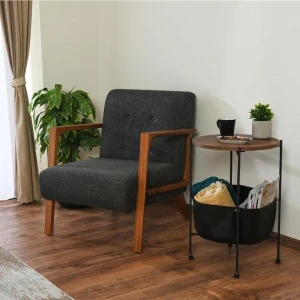 Latus Çift Katlı Altı Sepetli Yan Sehpa