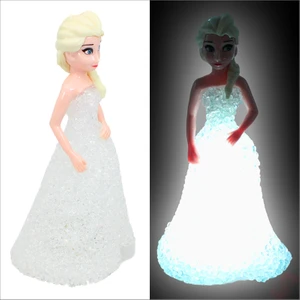 Süsle Bebek ve Parti Frozen Renk Değiştiren LED Işıklı Lamba 16X9CM - Beyaz,1 Adet