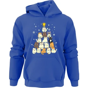 Ada Bebek Çocuk Meow Meow Meow Noel Temalı Sweatshirt