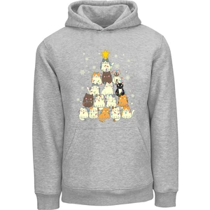 Ada Bebek Çocuk Meow Meow Meow Noel Temalı Sweatshirt