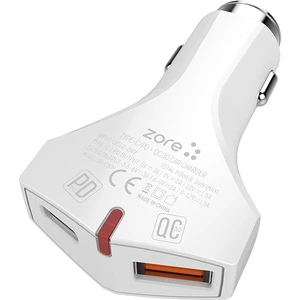Araba Araç Içi USB ve Type-C Aynı Anda Hızlı Pd Şarj Seti, Çakmaklık Şarj Adaptörü Başlığı