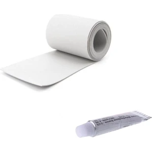 Chaoduo Shop Beyaz Stil Pvc Tamir Yama Kiti Kayık Bot Drift Botları Şişme Botlar Özel Hasarlı Sızdıran Delik Tamir Tutkalı Su Geçirmez Yama Aracı (Yurt Dışından)