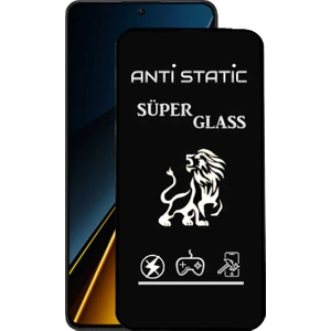 Case World Caseworld Xiaomi Poco X6 Pro Tam Kaplayan Anti Statik Dayanıklı Süper Cam Ekran Koruyucu