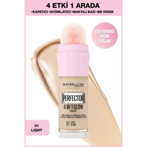 Instant Perfector Glow 4 Etki 1 Arada Fondöten / BB & CC Krem - 01 Light