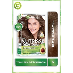 Nutrisse Yoğun Besleyici Kalıcı Krem Saç Boyası 6 Koyu Karamel