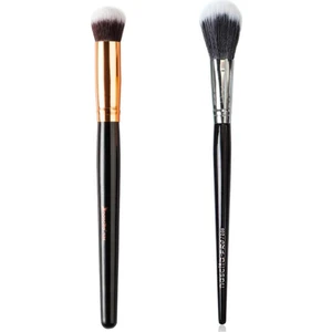 Profesyonel Oval Yapılı Kapatıcı Fırça+Pudra Fırçası 258 Set