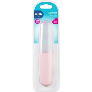 Wee Baby Çatal Kaşık Saklama Kabı Pembe 887