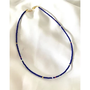 Atelier Çağla Lavivert Ince Boncuk Kolye