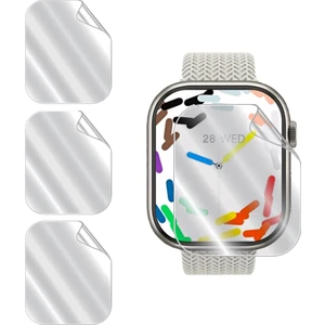 Watch 9 Hk 9 Pro Plus ile Uyumlu Ipg Hydrogel Ekran Koruyucu (4 Adet)