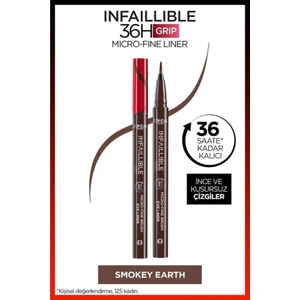 L'Oréal Paris  Infaillible 36H Grip Micro Fine Eyeliner 02 Smokey Earth