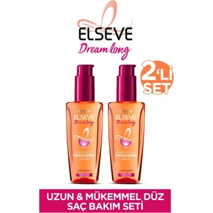 L'Oréal Paris Elseve Dream Long Mükemmel Düz Pürüzsüzleştirici Serum 2'li