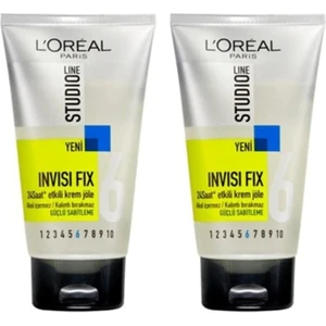 L'Oréal Paris Loreal Paris 24 Saat Tutucu Güçlü Saç Jölesi - Studio Line Invisi Fix 150 Ml No: 6 X2 Adet