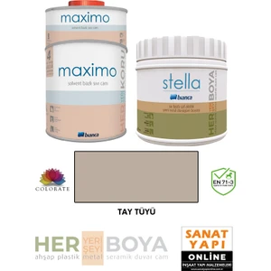 Stella Su Bazlı 500 ml Boya + 500 ml Maximo Set