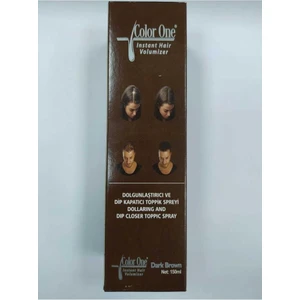 Color One Saç Topiği Sprey Koyu Kahve Dark Brown 150ML