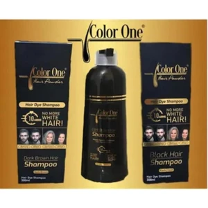 Color One Hair Saç Siyahlaştırıcı Şampuan Boya 300 Ml Siyah