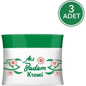 Acı Badem Kremi 30 ml Kavanoz 3 Adet