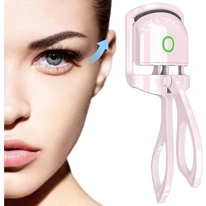 Isıtmalı Kirpik Kıvırıcı Elektronik Şarjlı Kirpik Kıvırıcı Eyelash Curler Pembe