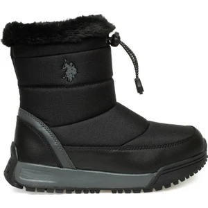 U.S. Polo Assn. Raıny Jr 3Pr Siyah Filet Kız Çocuk Kar Botu
