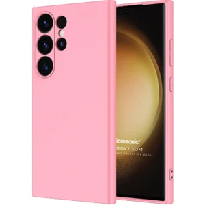 Samsung Galaxy S24 Ultra Kılıf Groovy Soft Pembe