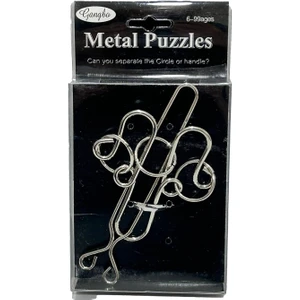 Metal Puzzle - Zeka Geliştirici Oyun - Eğitici Beceri Oyunu (Model 4)