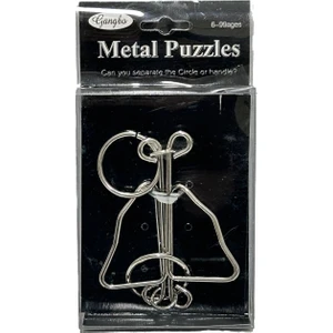 Metal Puzzle - Zeka Geliştirici Oyun - Eğitici Beceri Oyunu (Model 5)
