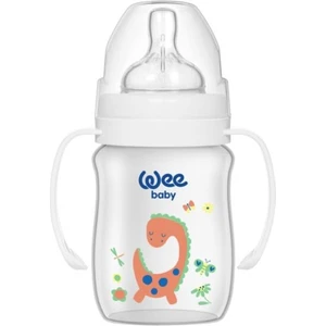 Wee Baby Klasik Plus Geniş Ağızlı Kulplu Pp Biberon 150 Ml Beyaz 137
