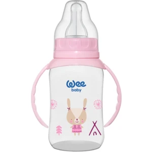 Wee Baby 744 Pembe Klasik Kulplu Pp Biberon 150 ml 6-18 Ay