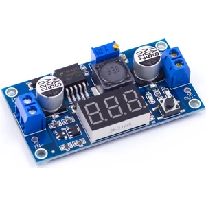 LM2596 LM2596S Güç Modülü, LED Voltmetre Dijital Ekranlı DC-DC Ayarlanabilir Kademeli Güç Kaynağı Modülü