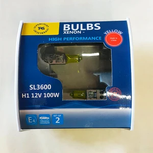 H1 Far Ampulü Xenon Yellow 12V 100W Sarı Işık SL3600 PK22S