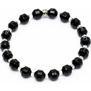 Faset Kesim Oniks Doğaltaş Kadın Bileklik