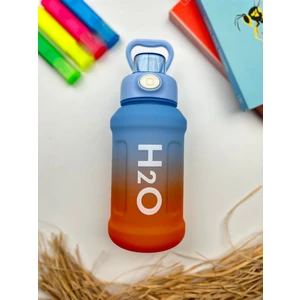 H20 Pipetli Renkli Polikarbon Spor Spor Matara Çocuk Genç Suluk Su Şişesi Suluk Su Şişesi 1000 ml