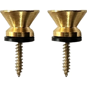 PM1-2X Gold Metal Kaliteli Gitar Askı Pimi Omuz Askısı Takmak İçin Vida Pim (2 Adet)