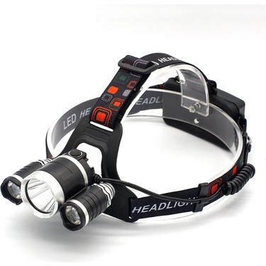 Tarez GP-363 Şarjlı Kafa Lambası, 3 Başlıklı Cree T6 LED Fiyatı