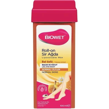 Bıowet Roll-On Sir Ağda Bal Özlü Tüm Ciltler 100