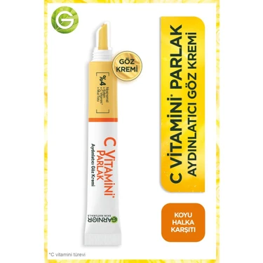 Garnier C Vitamini Parlak Aydınlatıcı Göz Kremi