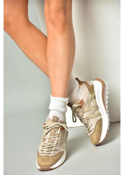 S973113002 Vizon Süet Kadın Spor Ayakkabı Sneakers fiyatları
