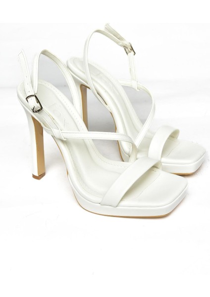 S569616609 Beyaz Yüksek Topuklu Kadın Abiye Ayakkabı indirimleri