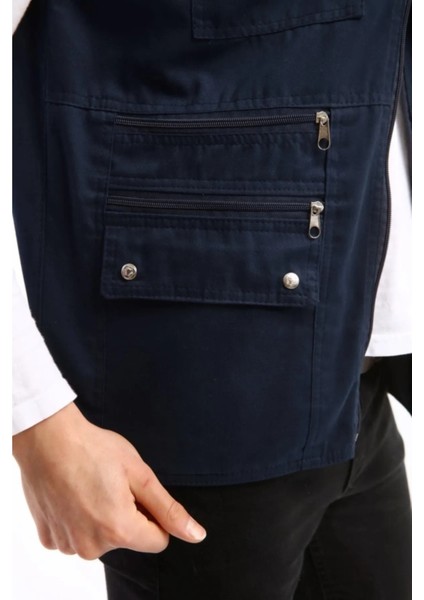 Erkek Tümrenkler Yazlık Kumaş Avcı Yelek Çok Cepli Baba Büyük Beden Rahat Battal modelleri