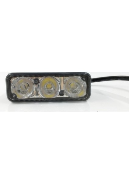 Araba Gündüz Ledi - 2x3 Power Ledli - 9W - 12V LED Yüksek Güç Gündüz Farları, su Geçirmez